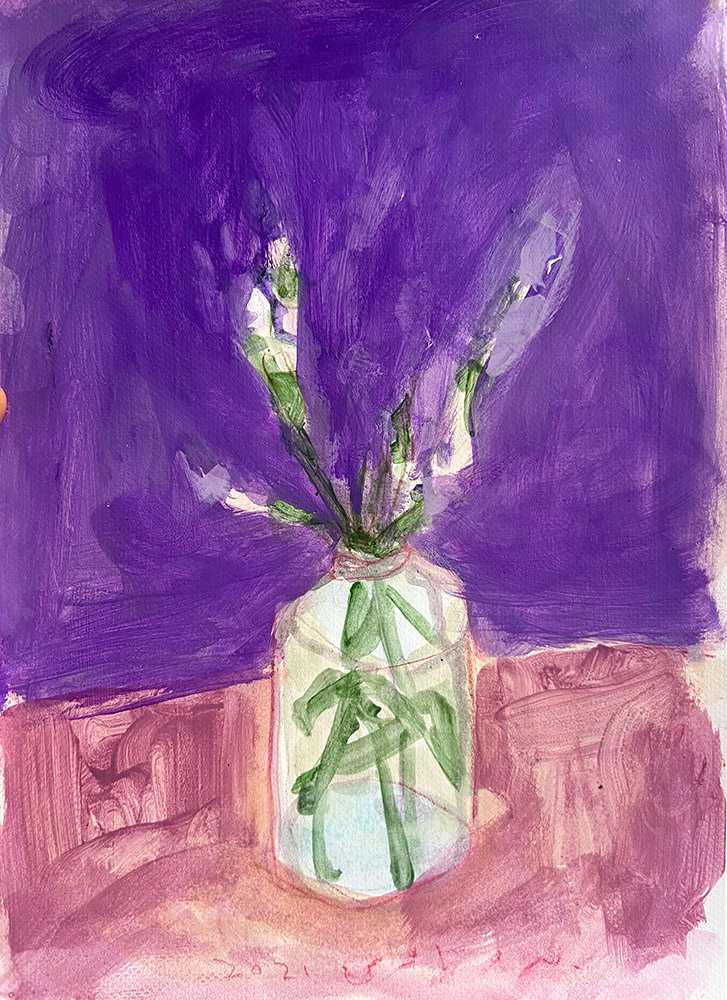 Acrylic on cardboard<br />
20x30cm<br />
2021<br />
Available